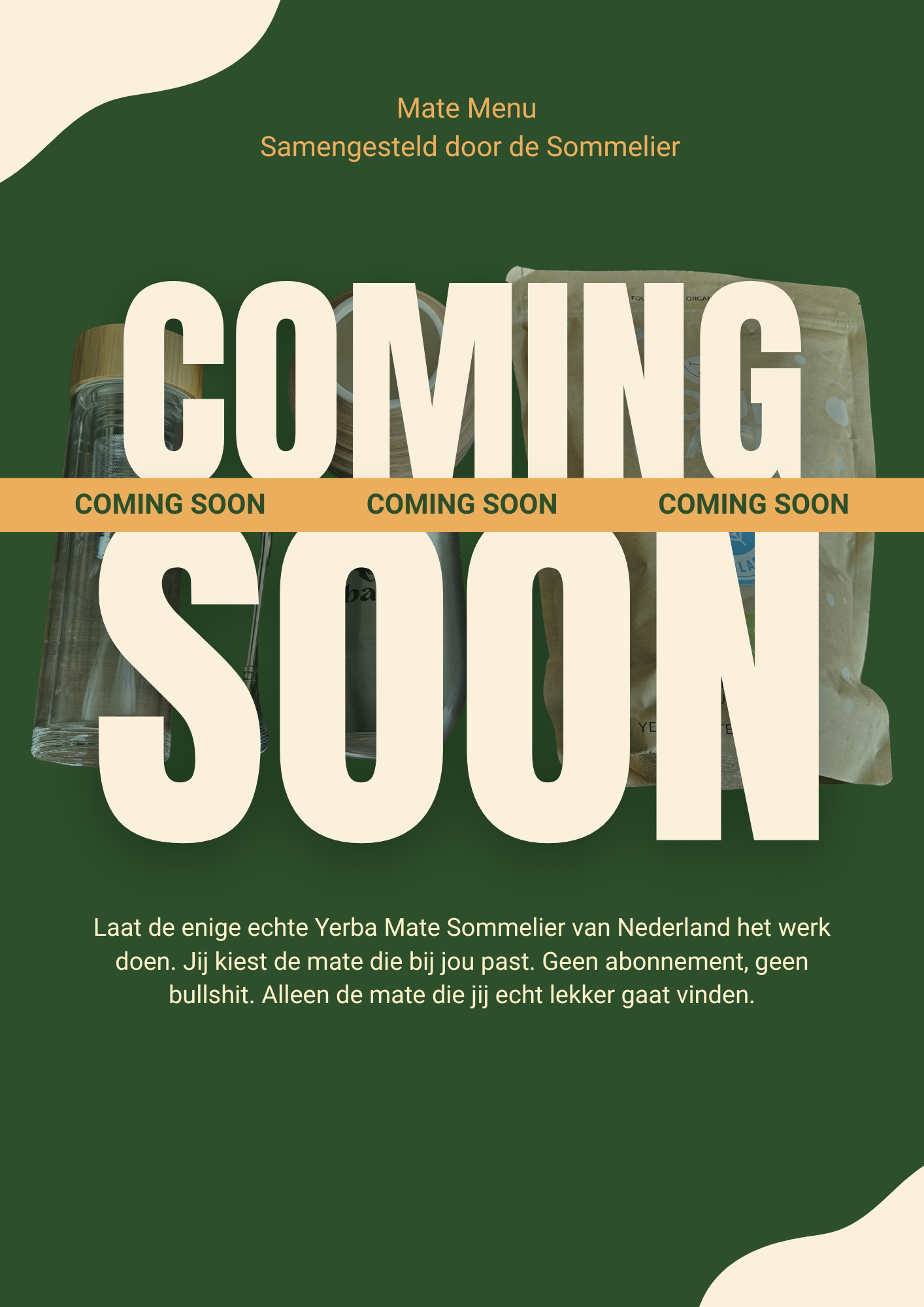 Mate Menu - COMING SOON